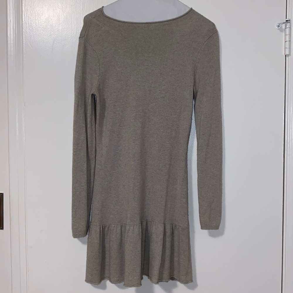 COOP Barneys New York grey sweater dress